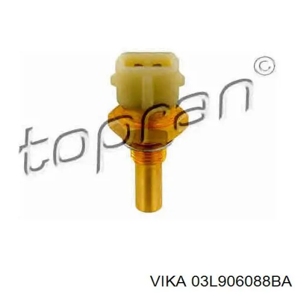 03L906088BA Vika sensor de temperatura, gas de escape, antes de filtro hollín/partículas