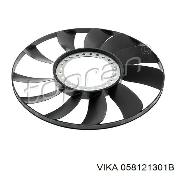 058121301B Vika rodete ventilador, refrigeración de motor