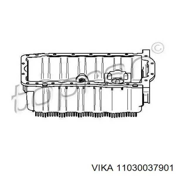 Cárter de aceite del motor Vika 11030037901 precio, desde 67,59 EUR