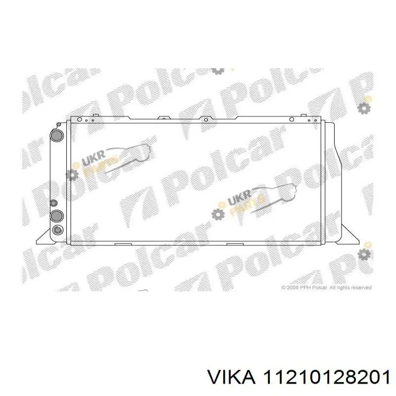 11210128201 Vika radiador refrigeración del motor