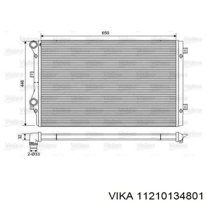11210134801 Vika radiador