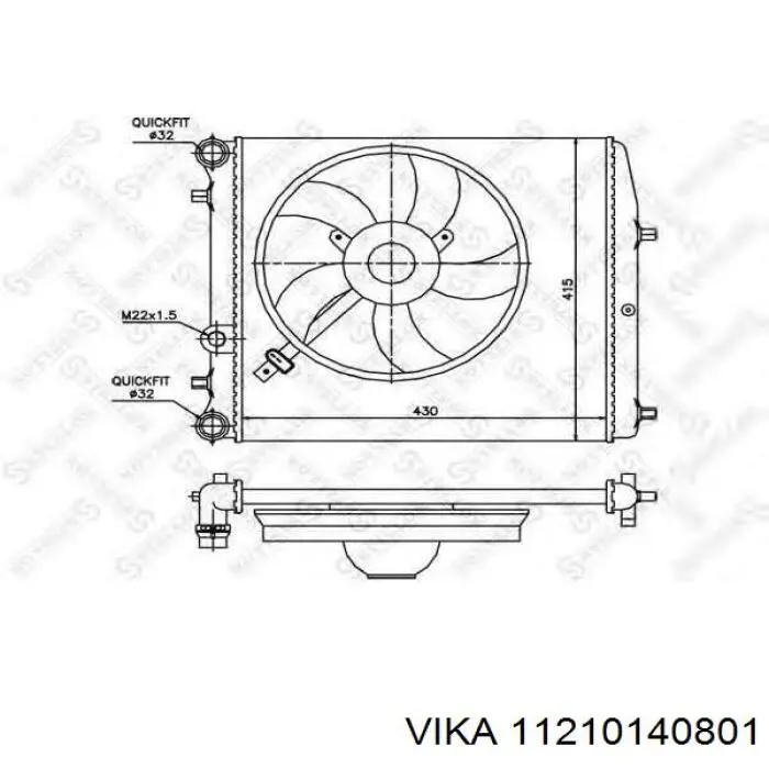 Água radiador VAG 6Q0121201BT precio, desde 48,90 EUR