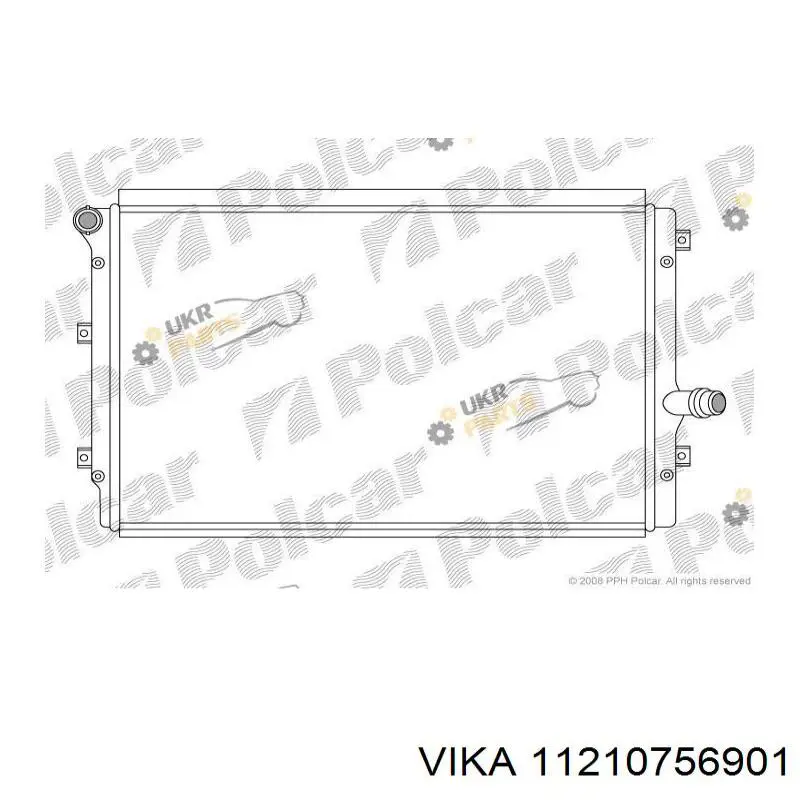 Água radiador Vika 11210756901 precio, desde 65,34 EUR