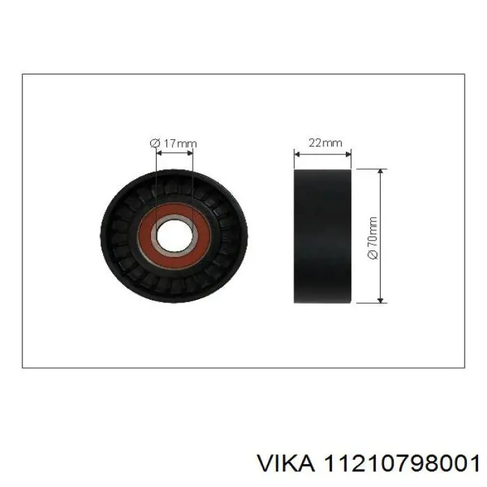 Comprar 11210798001 Vika Brida del sistema de refrigeración (triple unión)