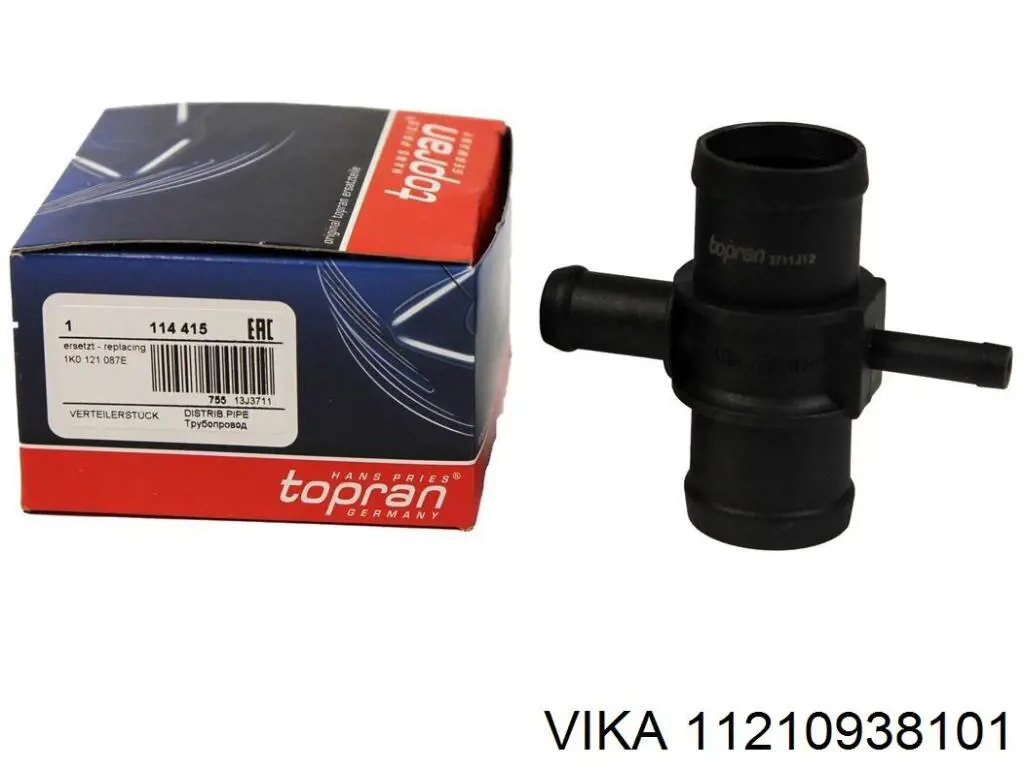 Comprar 11210938101 Vika Brida del sistema de refrigeración (triple unión)