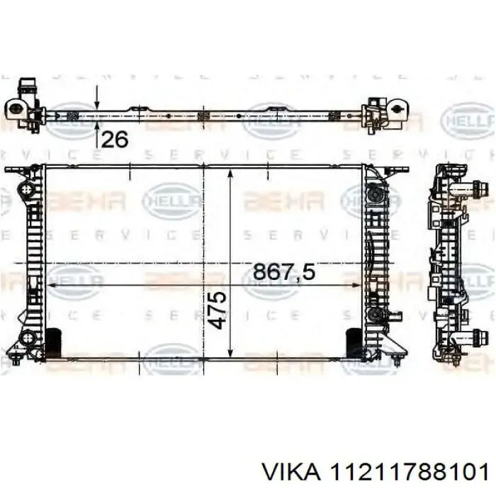 Radiador RA60321Q Signeda
