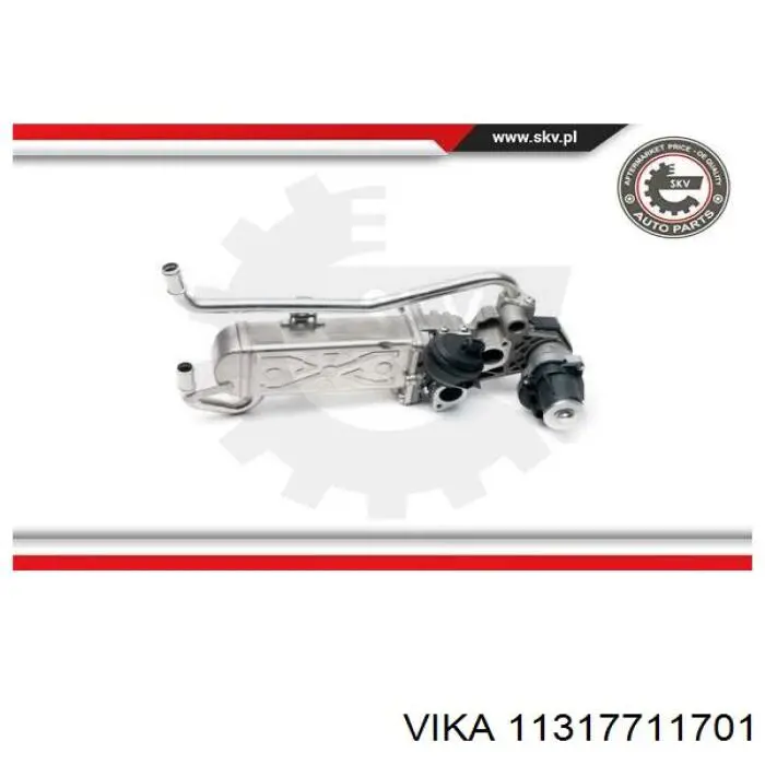 Enfriador de recirculación de gases de escape EGR VAG 03P131512EX