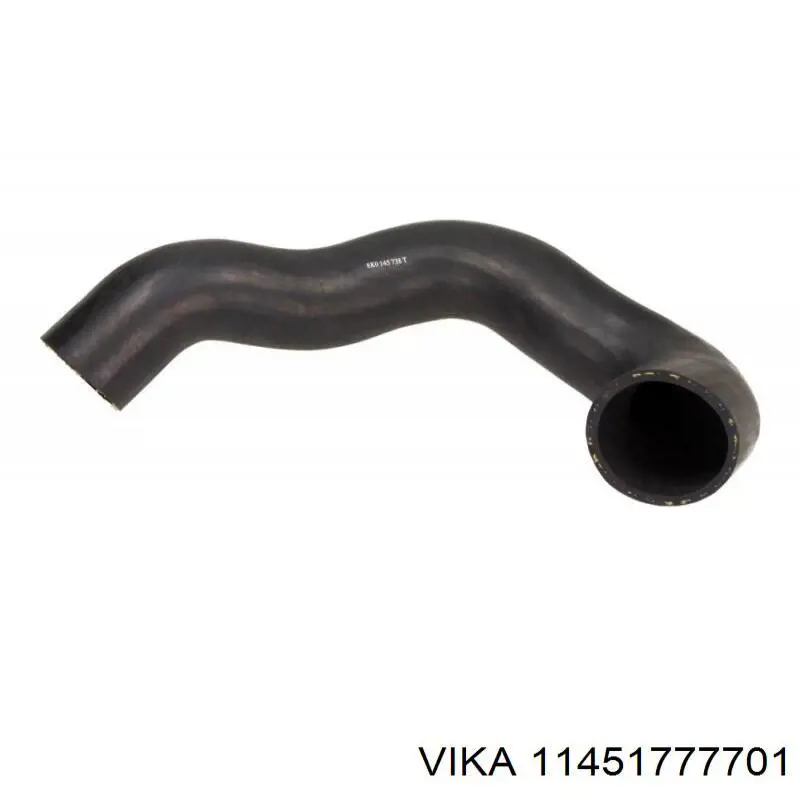09702 Metalcaucho tubo flexible de aire de sobrealimentación derecho