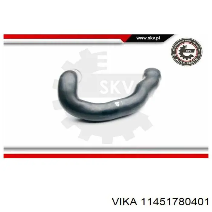 11451780401 Vika tubo flexible de aire de sobrealimentación izquierdo