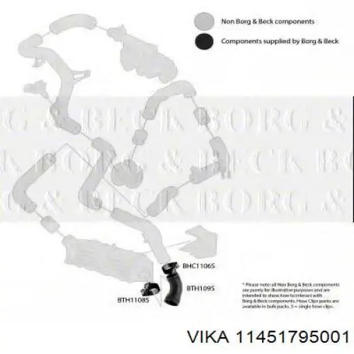 Tubo intercooler 6K0145832C VAG