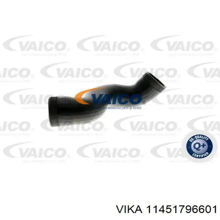09774 Metalcaucho tubo flexible de aire de sobrealimentación derecho