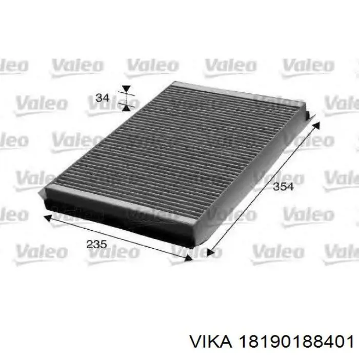 Filtro de habitáculo 9068300218 VAG