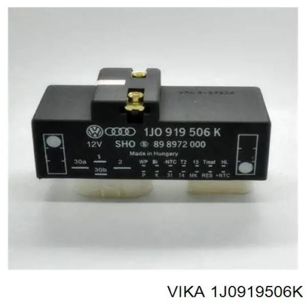 1J0919506K Vika control de velocidad de el ventilador de enfriamiento (unidad de control)
