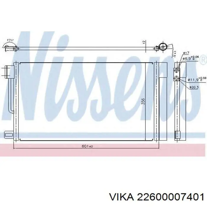 8103023 Frig AIR condensador aire acondicionado