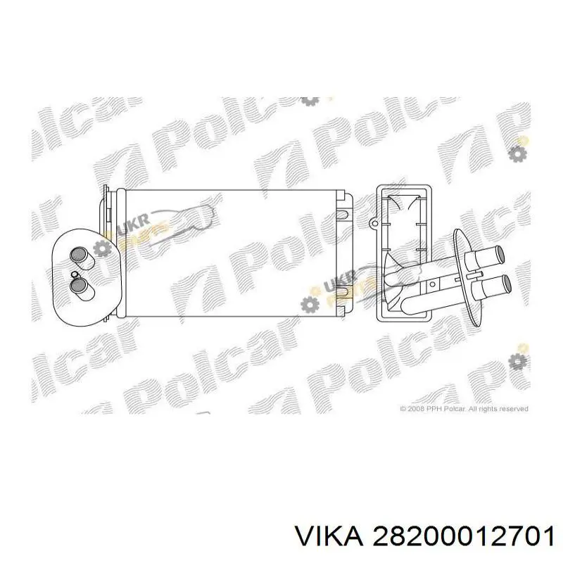 FP74N172AV FPS radiador de calefacción