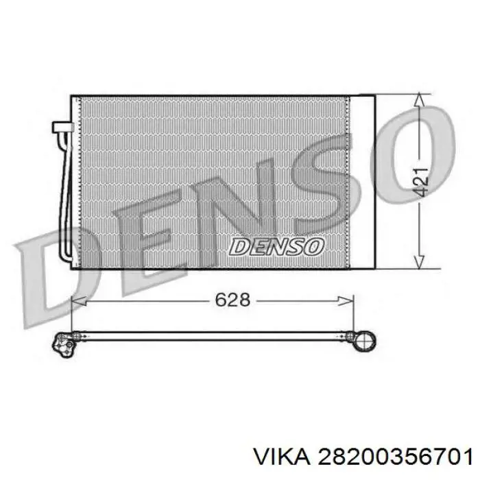 Comprar 7L0820411E VAG Condensador de aire acondicionado