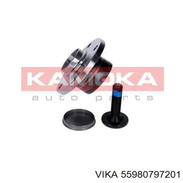 Cubo de rueda trasero 55981337401 Vika