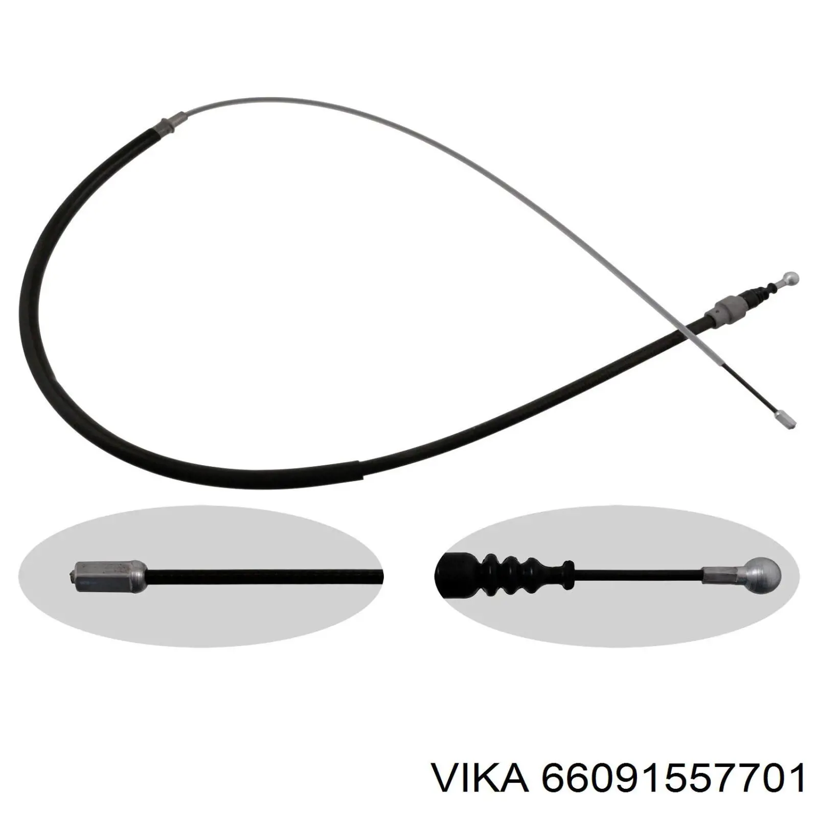 66091557701 Vika cable de freno de mano trasero derecho/izquierdo