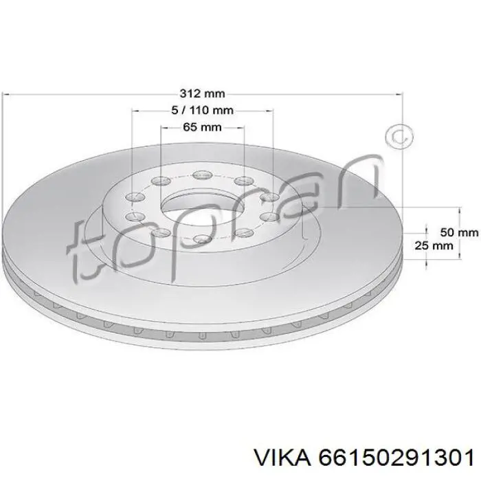 Frenos delanteros Vika 66150291301 precio, desde 40,66 EUR