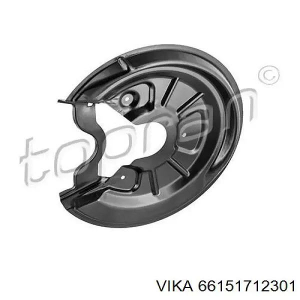 Comprar 66151712301 Vika Protector de disco de freno trasero izquierdo