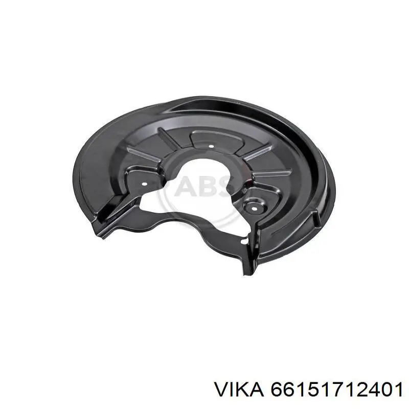 Chapa protectora contra salpicaduras, disco de freno trasero derecho para Skoda Octavia (A5, 1Z5)