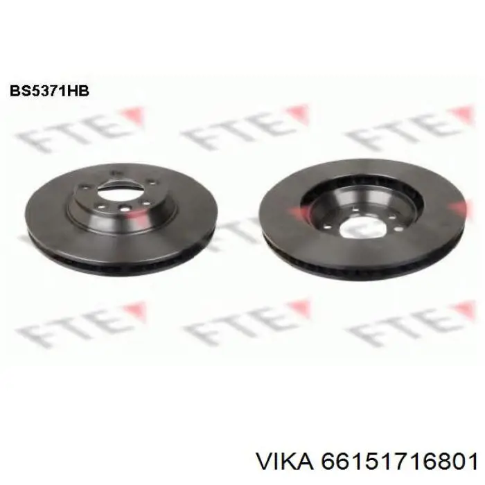 Frenos delanteros Vika 66151716801 precio, desde 90,51 EUR