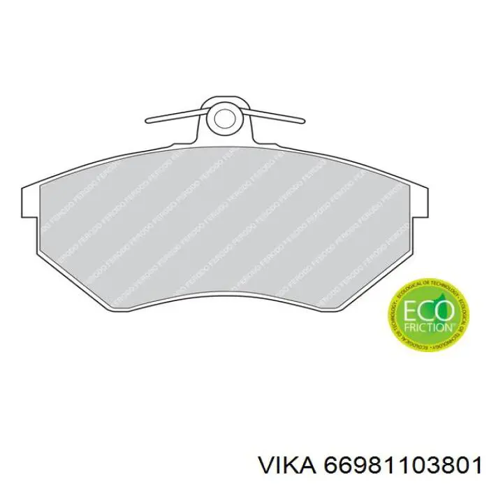 Pastillas de freno delanteras Seat Toledo 1 1L