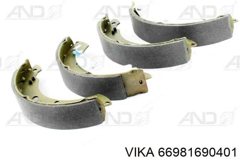 Zapatas de freno de tambor traseras Vika 66981690401 precio, desde 22,14 EUR