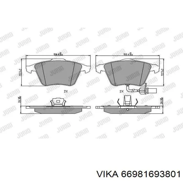 Pastillas de freno DP41594R EBC Brakes