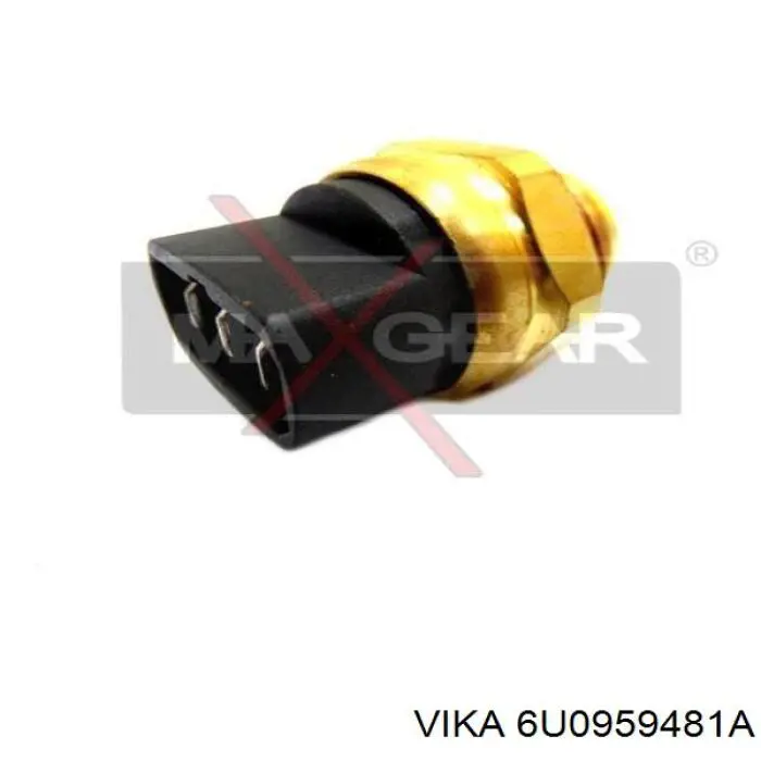 6U0959481A Vika sensor, temperatura del refrigerante (encendido el ventilador del radiador)