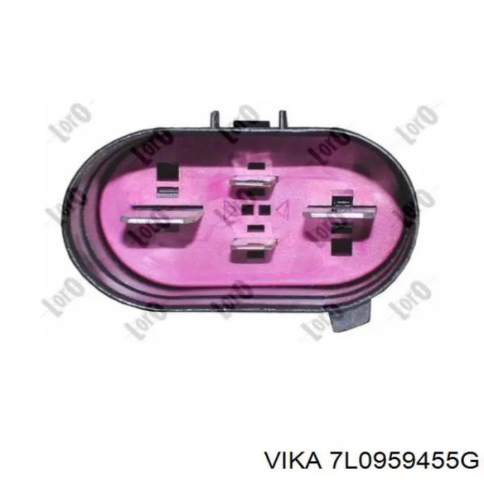 7L0959455G Vika ventilador (rodete +motor refrigeración del motor con electromotor derecho)