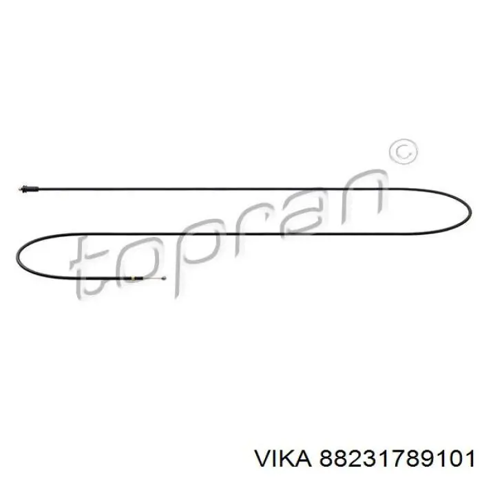 88231789101 Vika cable de apertura de capó del motor