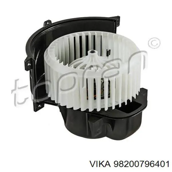 98200796401 Vika motor eléctrico, ventilador habitáculo