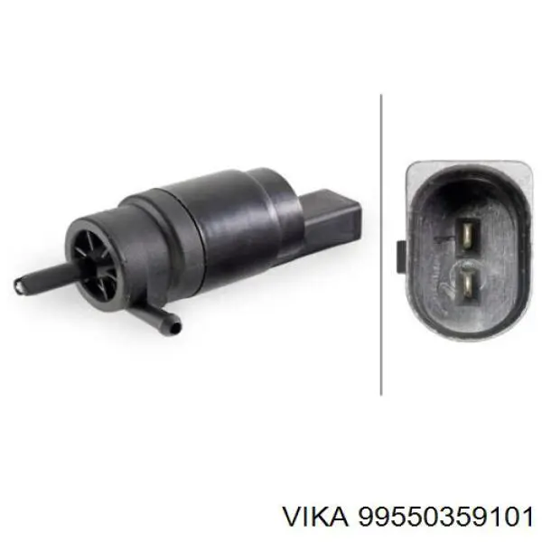 Bomba de limpiaparabrisas delantera VAG 8TW004223061