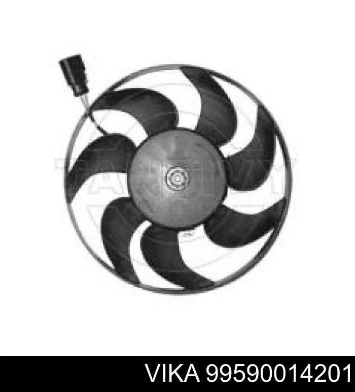 99590014201 Vika Ventilador de refrigeración completo derecho (motor y hélice)