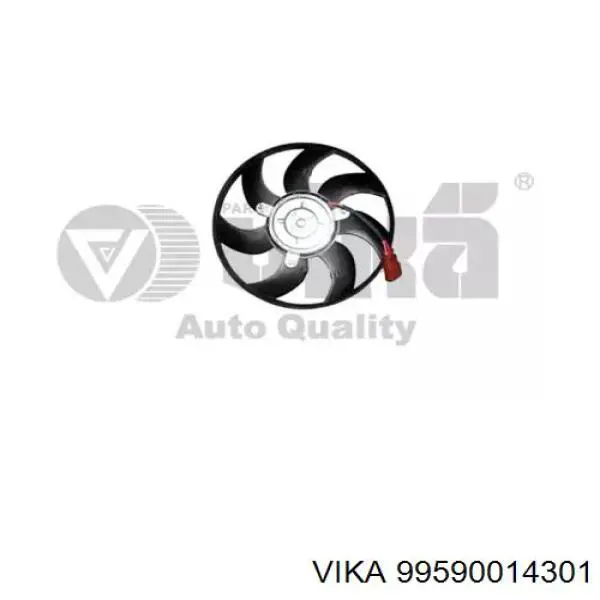 99590014301 Vika Ventilador de refrigeración completo derecho (motor y hélice)