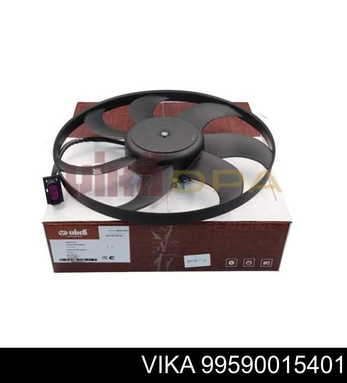 99590015401 Vika ventilador (rodete +motor aire acondicionado con electromotor completo)