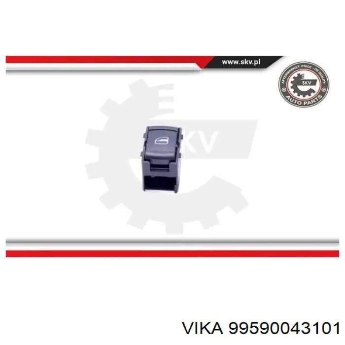 3B095985501C VAG botón de encendido, motor eléctrico, elevalunas, trasero