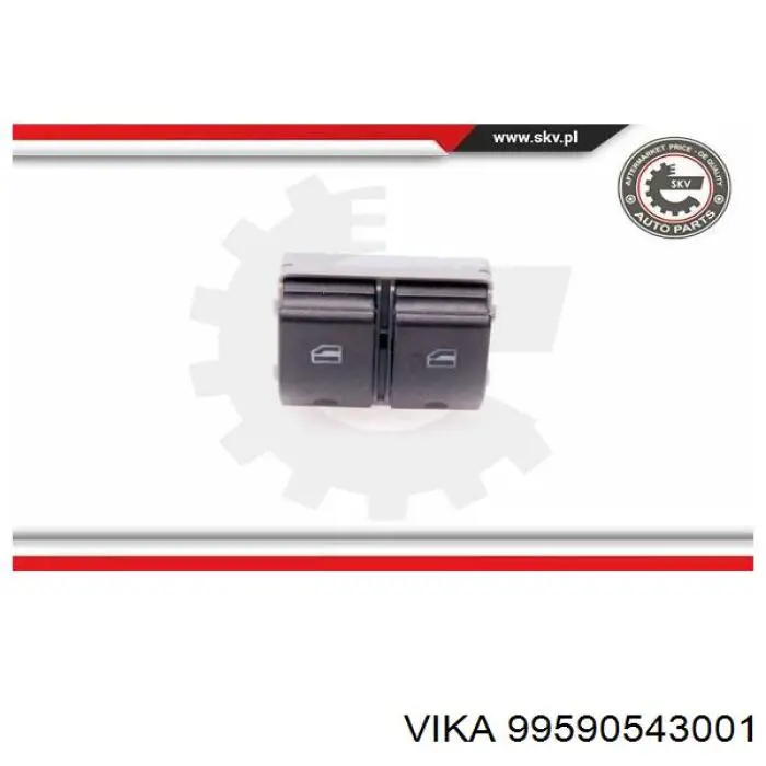 6Q09598589B9 VAG Unidad de control de elevalunas delantera izquierda