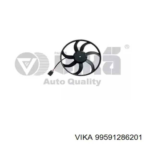 99591286201 Vika ventilador (rodete +motor refrigeración del motor con electromotor, izquierdo)
