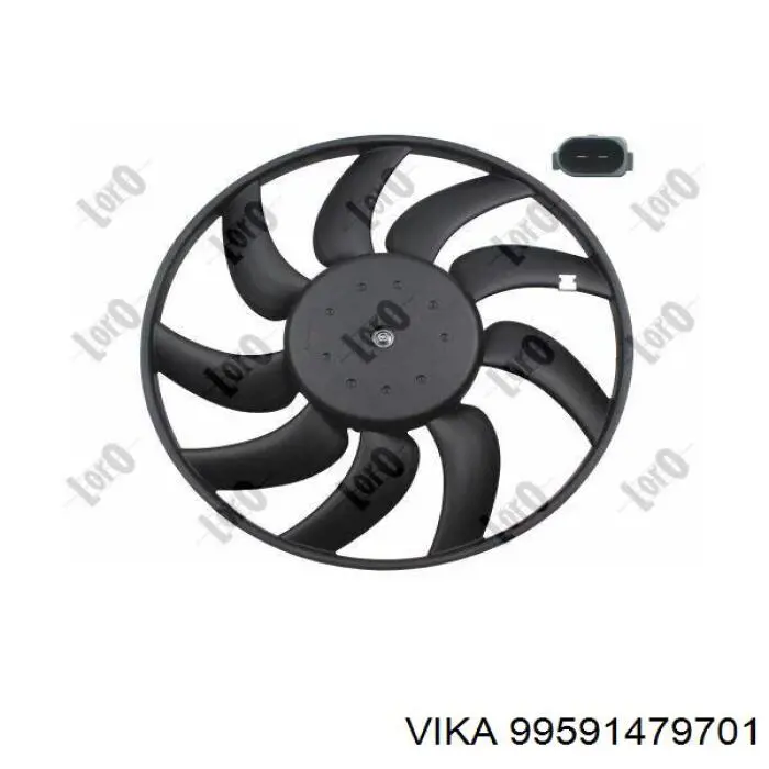 99591479701 Vika rodete ventilador, refrigeración de motor izquierdo