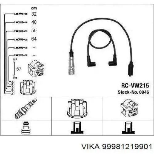 CLS180 Champion Cables de alta tensión, juego
