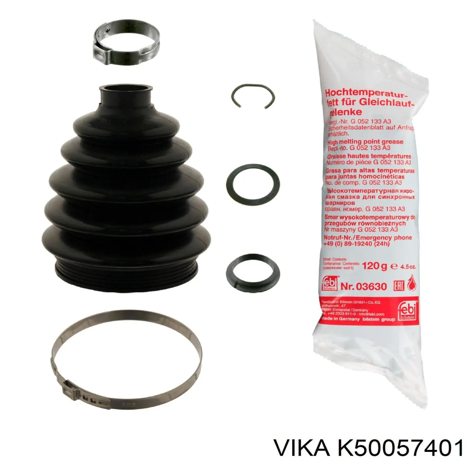 Comprar K50057401 Vika Fuelle exterior del eje de transmisión trasero