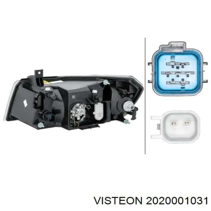 20-200-01031 Visteon faro derecho