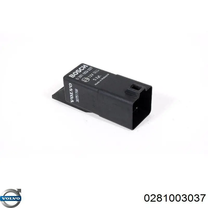 Relé de bujía de precalentamiento Volvo 0281003037 precio, desde 63,89 EUR