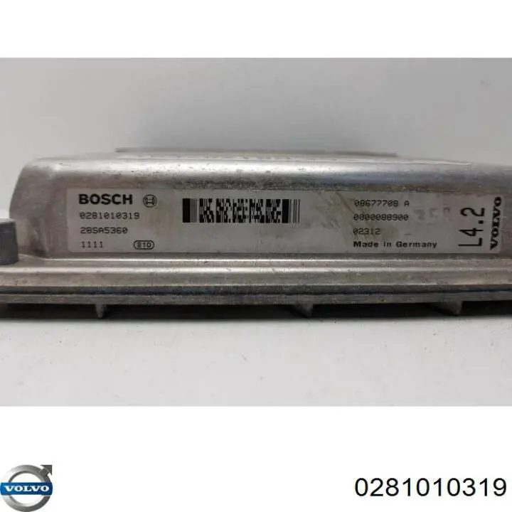 Unidad de control del motor  Volvo 0281010319 precio, desde 47,92 EUR