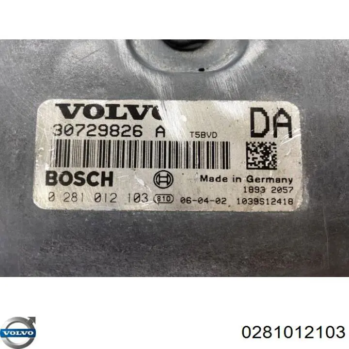 ECU 0281012103 Volvo