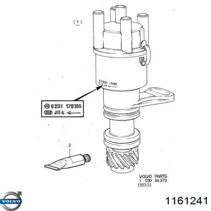 Comprar 1161689 Volvo Grasa para rodamientos y juntas homocinéticas