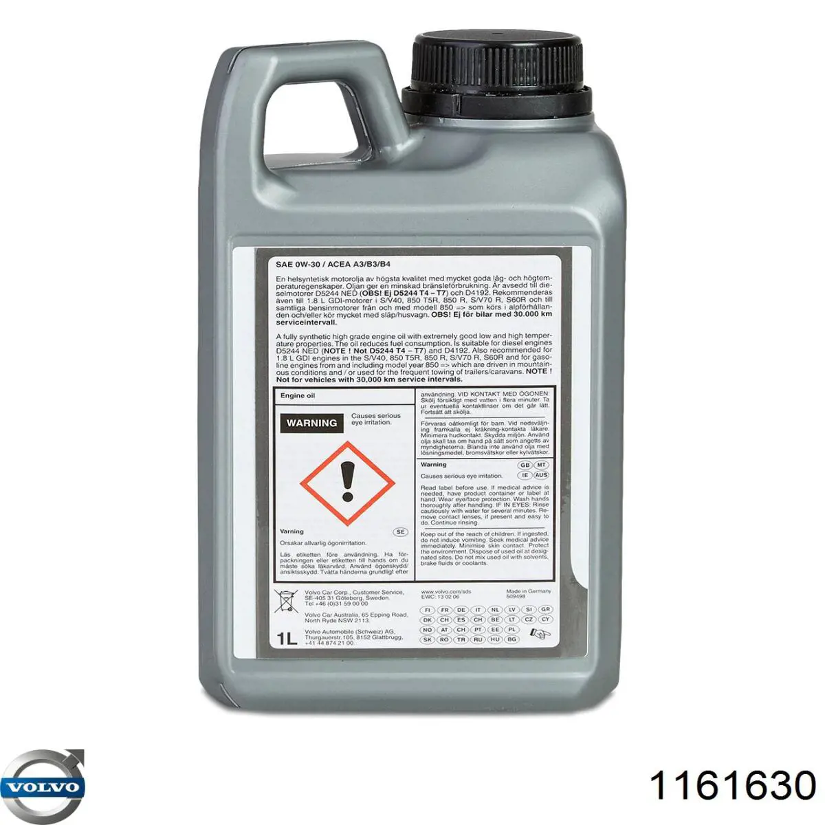 Volvo ENGINE OIL Sintético 1 L (1161630)