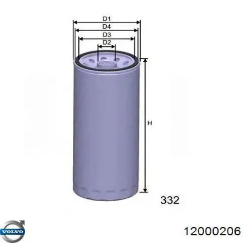 E1HZ9365A Fiat/Alfa/Lancia filtro combustible